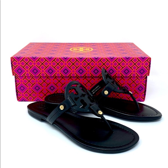 Tory Burch Leather Miller Sandal - Picture 2 of 5